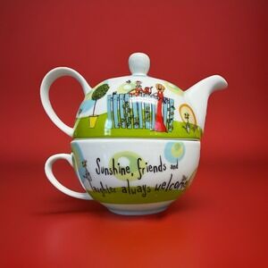 Creative Tops Born To Shop Gifts For Her Sunshine Friends Laughter Cup Teapot 09